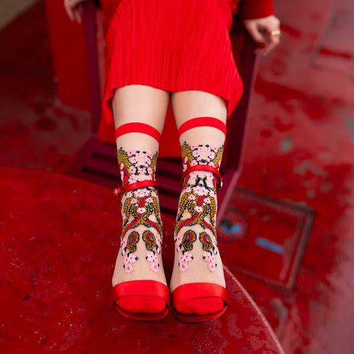 year of the dragon socks and heels